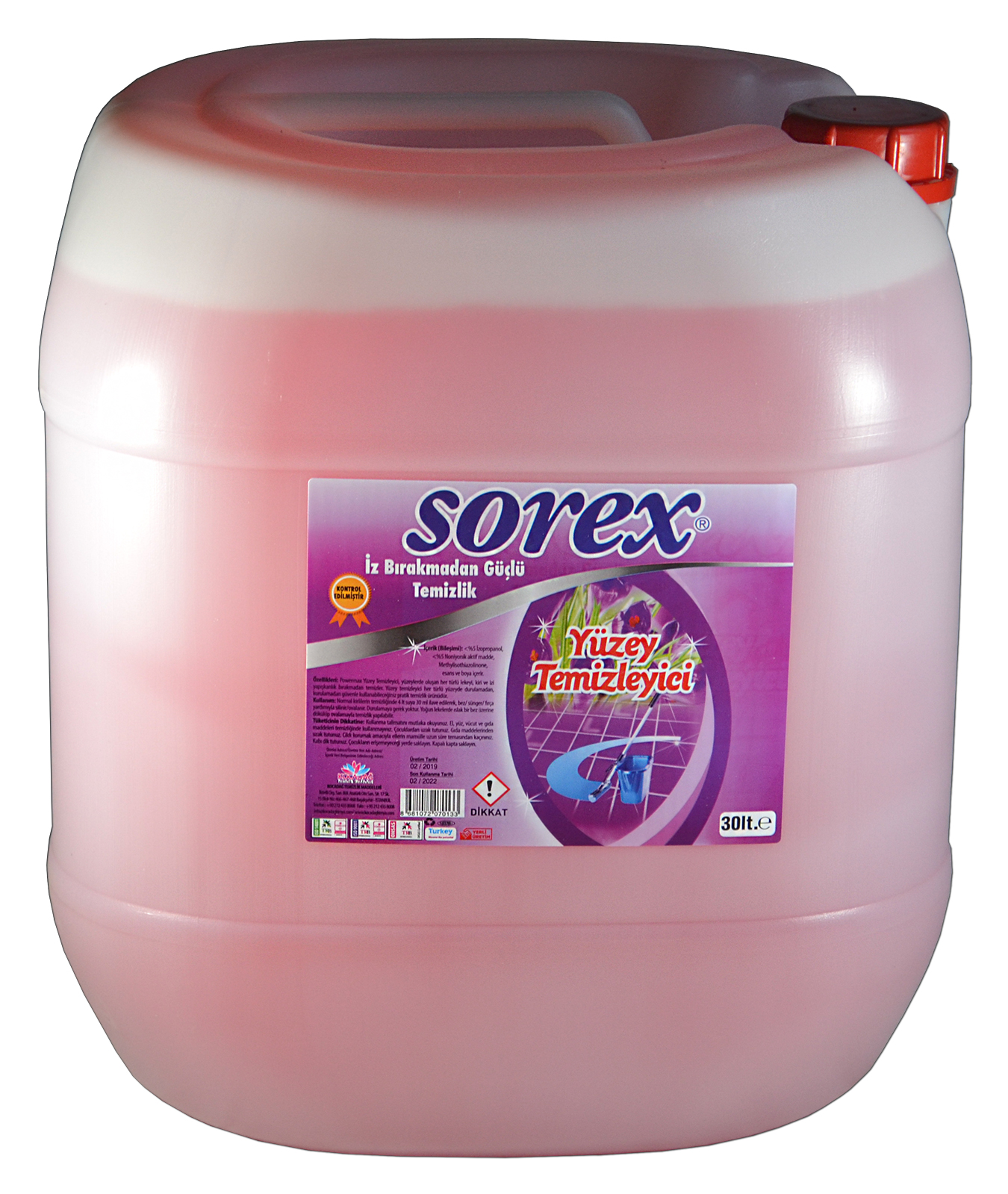 Sorex Genel Yüzey Temizleyici 30 lt